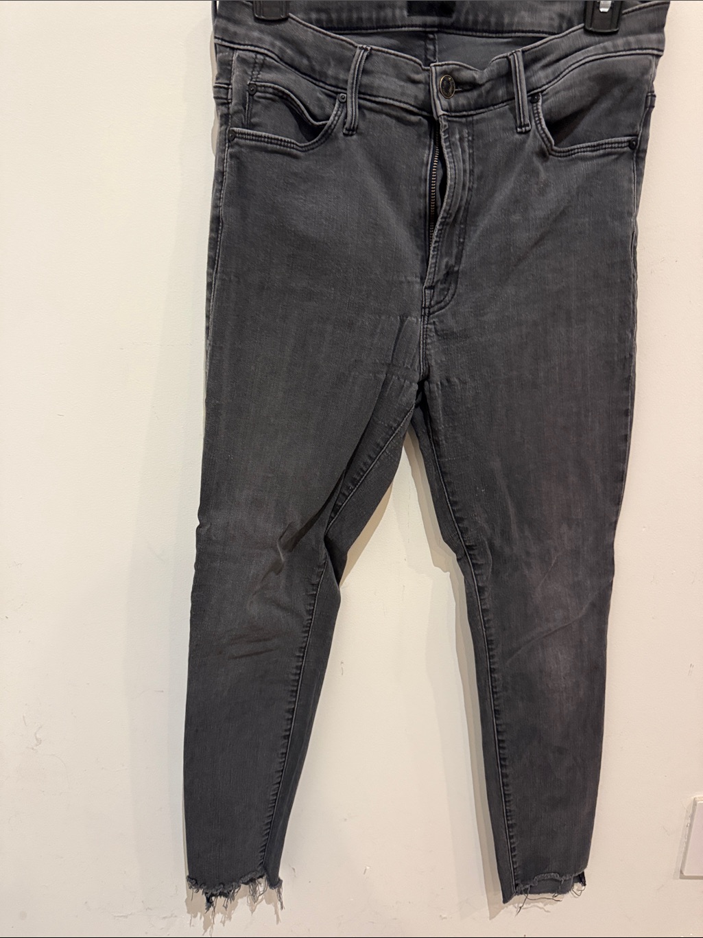 Mother Women's Skinny Jeans Washed Black